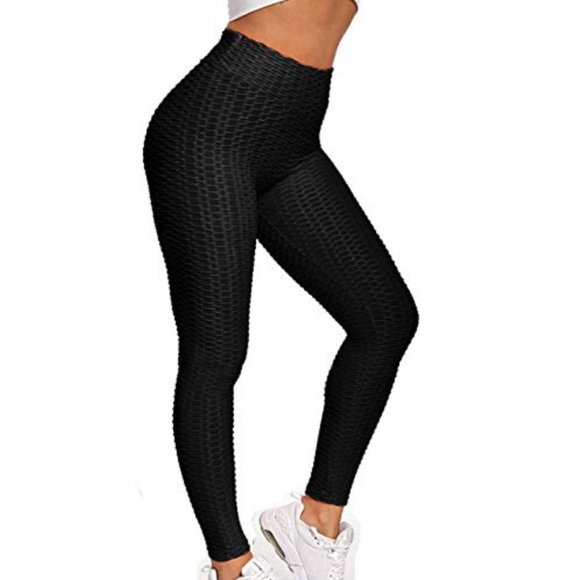 Locaro Textured Yoga Pants - Picture 1 of 4